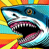 Shark Pop Art