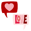 Bulles d’amour amour Saint-Valentin 2403-5