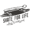 Skateboard Skate For Life Skateboarder