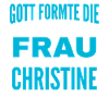 Christine Name Design