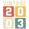 Millésime 2003 Né en 2003
