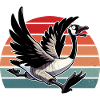 Funny Canadian Goose