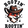 Fuchs Cowboy Lustige Tiere