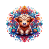 Highland Cow - Magical Meadow