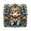 Mosaic Highland Calf