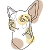 CHIHUAHUA line art