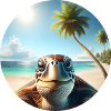 Lächelnde Schildkröte