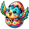 Easter Parrot Hatches from Egg