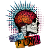ADHD = NEUROPUNK (simple print)