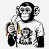 Ein Affe und seine Banane