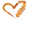 Pancake Lover Kids Heart