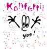 Konfetti Karneval Comic