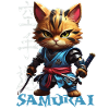 Chat samouraï