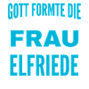 Conception du nom Elfriede
