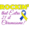 Down Syndrome Day Rockin' Extra 21st Chromosome