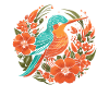 Fleurs de colibri