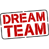 Dream Team Rubber Stamp