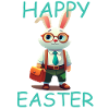 Cute Bunny - Happy Easter