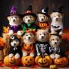Halloween puppies