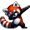 Red Panda Dab – Kawaii Dance Motif