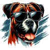 Chien Boxer Le Modèle