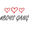 Boys Gang Heart Love