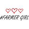 Farmer Girl Girl Heart Love