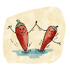 Chili Peppers Danse Tango