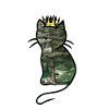 Gatto Regina della Foresta Fantasy Gatti Personaggio delle Fiabe