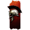 Écusson du guerrier : Casque spartiate