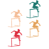 Farbspiel des Hindernislaufs