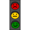 Traffic light emoticons
