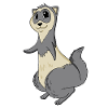 Ferret Animal Motif