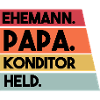 Ehemann Papa Konditor Held