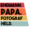 Ehemann Papa Fotograf Held