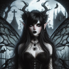 Gothic fairy avatar