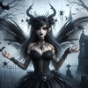 Gothic fairy avatar