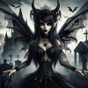 Gothic fairy avatar