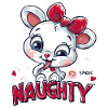 Naughty and cute