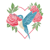 Hummingbird Heart Love Bird