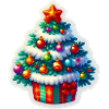 Festlicher Tannenbaum