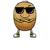 Kiwi Fruit Kawaii Emoticon