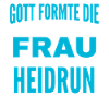 Conception du nom Heidrun