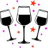 Weinglas Rotwein Symbol
