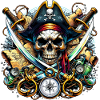 Totenkopf Pirat