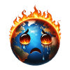 Terre triste et brûlante