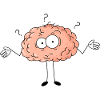 Comic Brain Wonder Question Mark