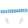 Skateboarder Génial