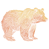 Ours au trait