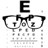 New glasses eye test chart